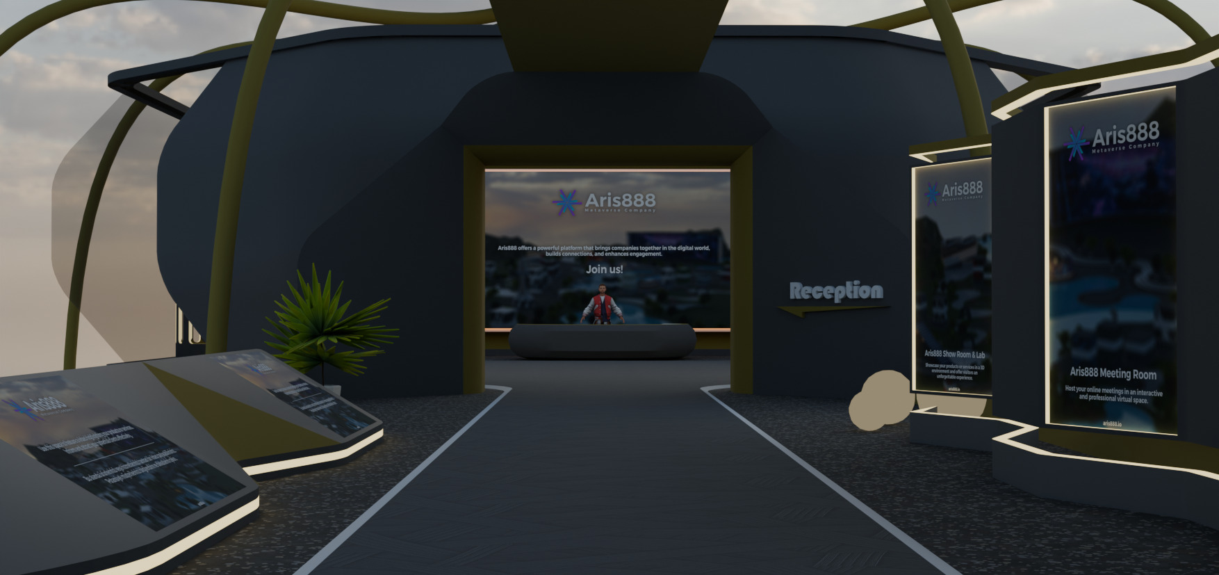 Aris888 Welcome & Introduction Areas